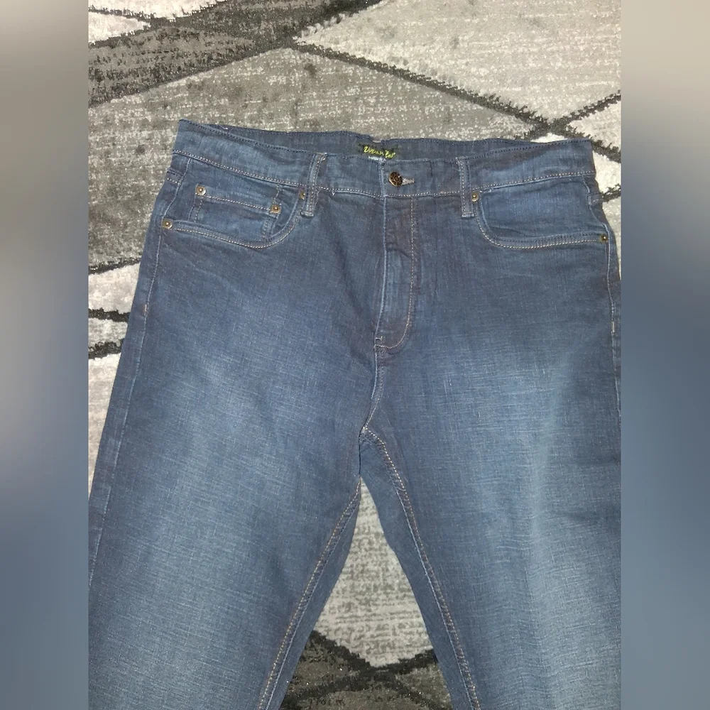 NWT Urban Star Size 36 X 32 Blue Stretch Relaxed Fit Straight Leg Jeans! - Picture 6 of 13